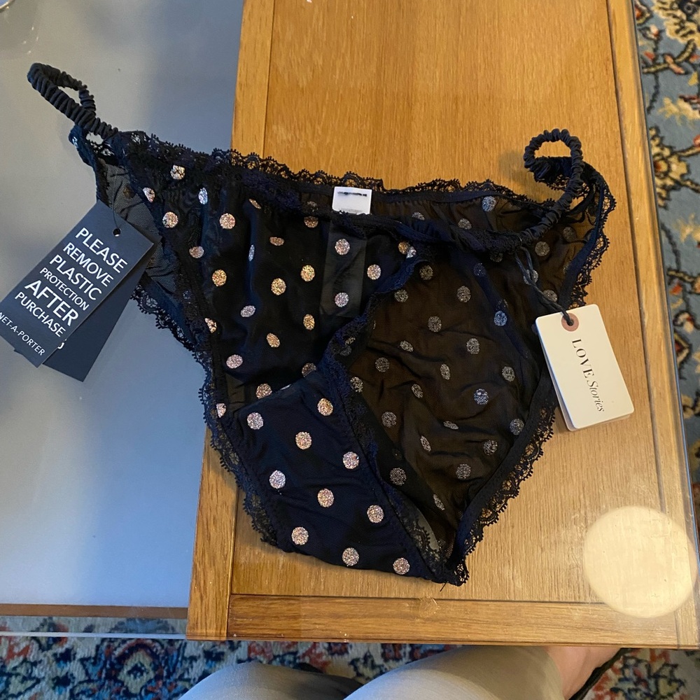Blue Polka Dot Lively Panties